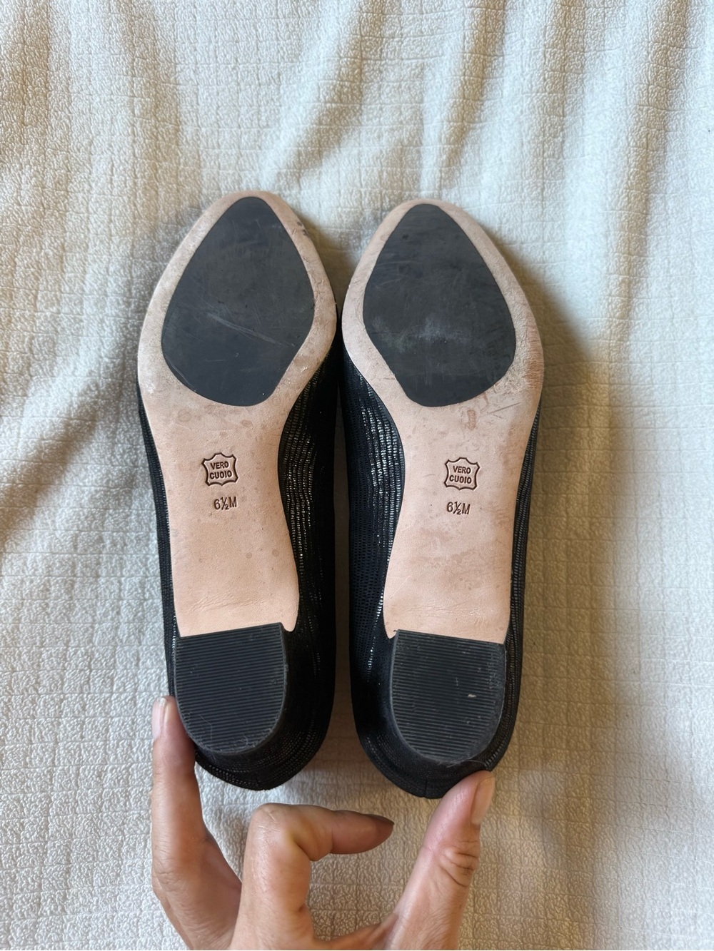 VANELi Black Textured Low Heel Pumps | Classic Career & Dress Shoes - Picture 8 of 12